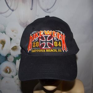 Bike Week 2004 Hat Daytona Beach Florida Biker Hat Embroidered Baseball Cap